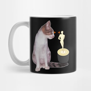 Drinking coffee with a cat Mug